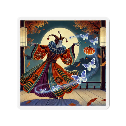 Court Magician with Ghost Butterflies Die-Cut Magnets (5 Sizes)
