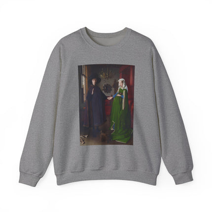 Arnolfini Portrait by Jan Van Eyck Heavy Blend™ Crewneck Sweatshirt