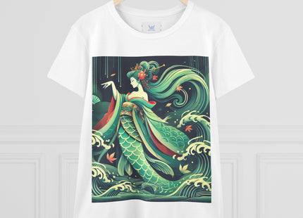 Mermaid Queen Rising from the Deep Women's Midweight Cotton Tee