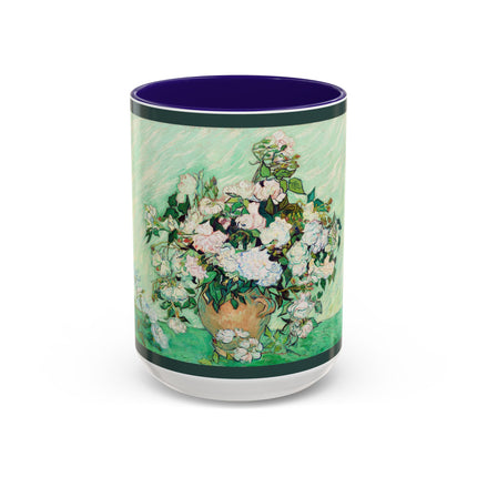 Roses by Vincent Van Gogh Colorful Mugs (11oz, 15oz)
