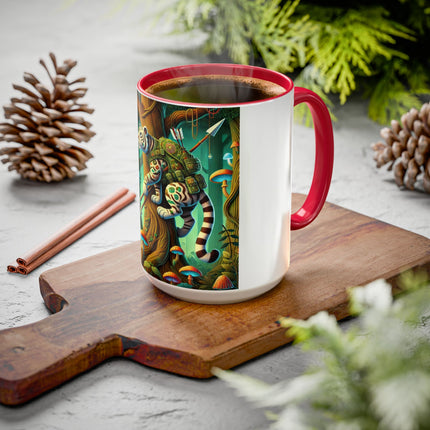 Silent Stripes Colorful Mugs (11oz, 15oz)