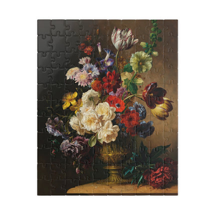 Floral Still Life Jigsaw Puzzle — Hendrik Reekers Bouquet (110–1014 pcs)