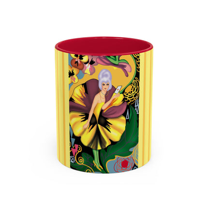 Enchanted Pansy Elegance Colorful Mugs (11oz, 15oz)
