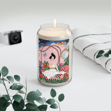 🎀🎄 Christmas Morning In The Rose Parlor Scented Soy Candle – Art Deco Holiday Fantasy