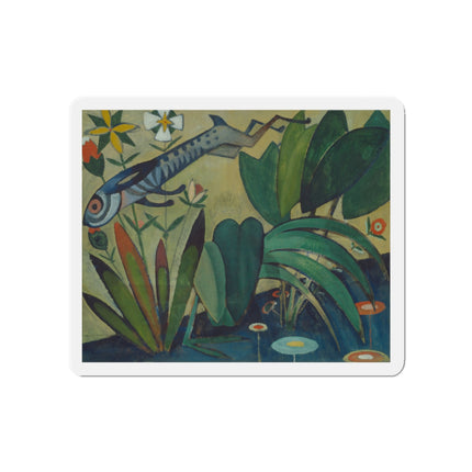 The Leap of the Rabbit by Amadeo de Souza-Cardoso Die-Cut Magnets (5 Sizes)