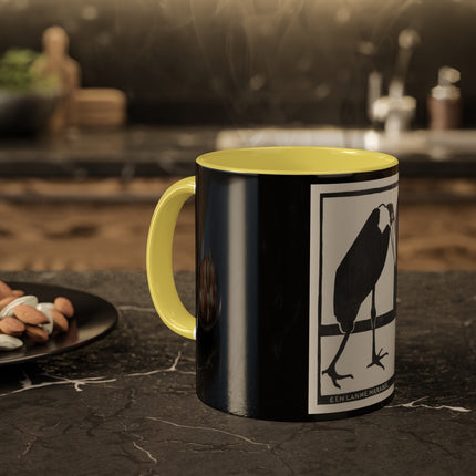 A Lame Marabou by Samuel Jessurun de Mesquita Colorful Mugs, 11oz