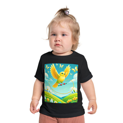 Canary Jumping Rope Baby T-Shirt – A Little Burst of Sunshine
