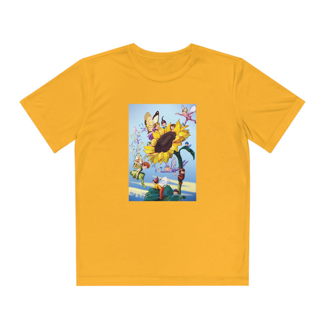Sunflower Fairies by Margaret Tarrant Youth Competitor Tee – Golden Garden Magic & Storybook Wonder