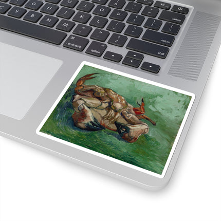 Crab on its Back by Vincent Van Gogh Kiss-Cut Stickers (4 Sizes)