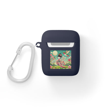 Geisha Fairy and the Hummingbird Blossom AirPods and AirPods Pro Case