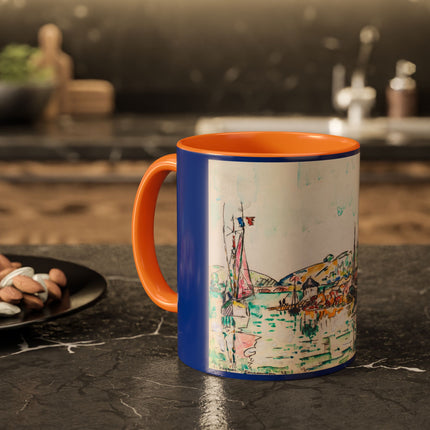 Concarneau by Paul Signac Colorful Mugs (11oz, 15oz)