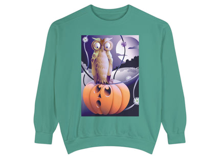 The Startled Pumpkin Unisex Garment-Dyed Sweatshirt