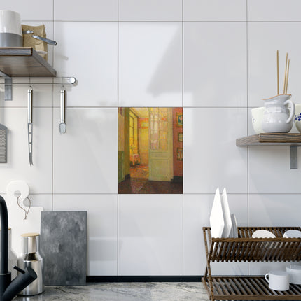 Interior, Window Light by Henri Le Sidaner Ceramic Tile