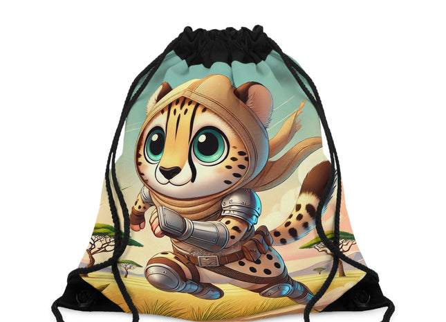 Swift Cheetah Drawstring Bag