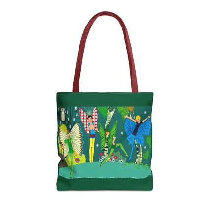 Enchanting Fairies of A Midsummer Night's Dream Tote Bag (AOP)