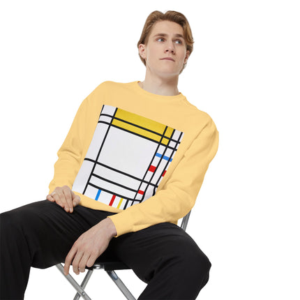 Place de la Concorde by Piet Mondrian Garment-Dyed Sweatshirt