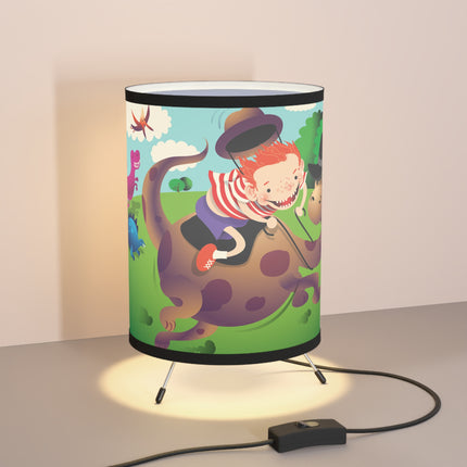 Rip-Roaring Fun Tripod Lamp