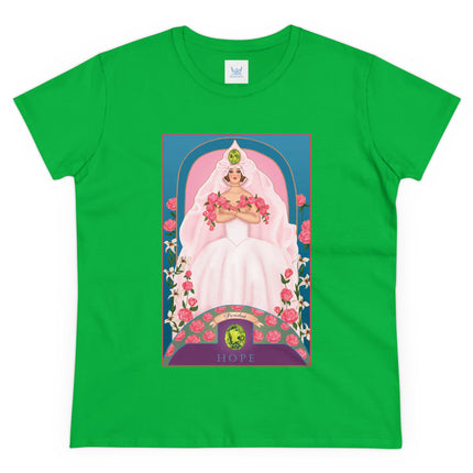 August & Peridot (from the Gem Series) by Sofia Chiostri Women's Midweight Cotton Tee
