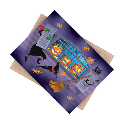 Whimsical Halloween Mischief Ceramic Tile