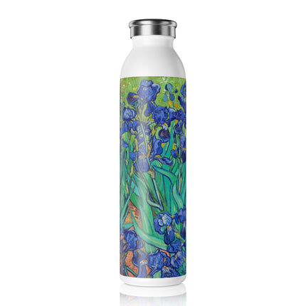 Irises by Vincent Van Gogh Slim Water Bottle