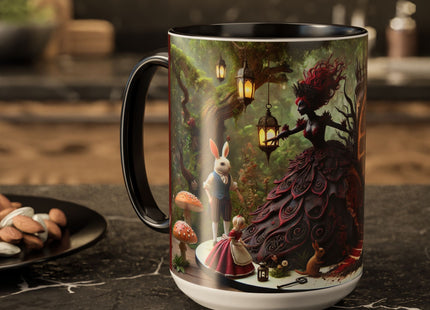 Malice in Wonderland – Gothic Halloween Colorful Mugs (11oz, 15oz)