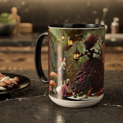 Malice in Wonderland – Gothic Halloween Colorful Mugs (11oz, 15oz)