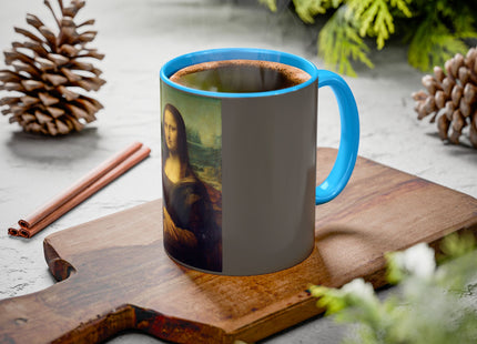 Mona Lisa by Leonardo da Vinci Colorful Mugs (11oz, 15oz)