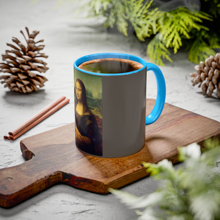 Mona Lisa by Leonardo da Vinci Colorful Mugs (11oz, 15oz)