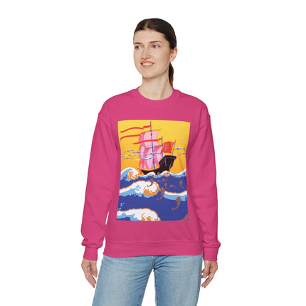 Golden Seas and Whimsical Dreams Heavy Blend™ Crewneck Sweatshirt