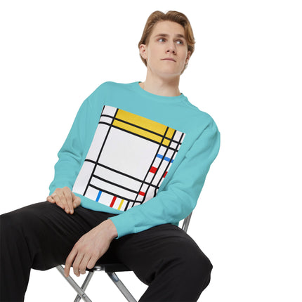 Place de la Concorde by Piet Mondrian Garment-Dyed Sweatshirt