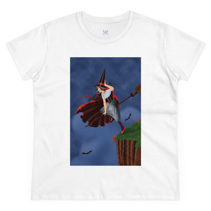 The Enchanted Witch Women's Midweight Cotton Tee