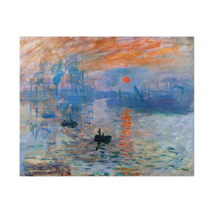 Sunrise by Claude Monet Matte Canvas, Stretched, 0.75"
