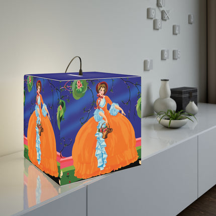 Spring Whispers Light Cube Lamp
