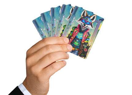 Cyber Hyena Playing Cards