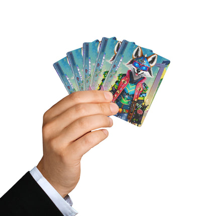 Cyber Hyena Playing Cards