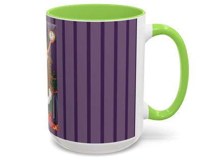 Countdown to Christmas Elegance Colorful Mugs (11oz, 15oz)