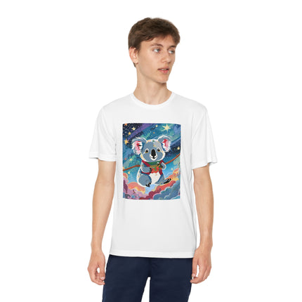 Cute Koala Youth Competitor Tee – Dreamy Skies & Whimsical Wonder