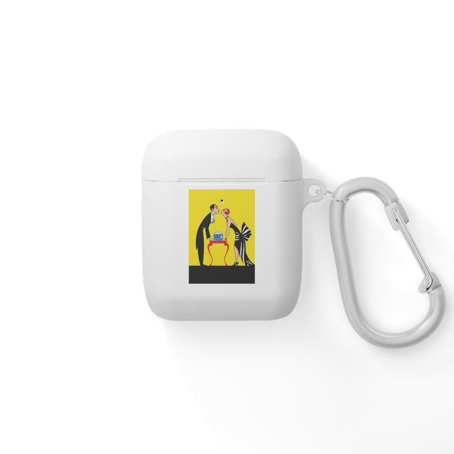Golden Embrace – 1920s Art Deco AirPods Case