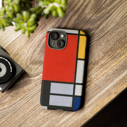 Composition with Red, Yellow, Blue, and Black by Piet Mondrian Phone Cases