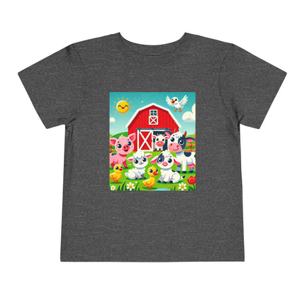 Happy Barnyard Morning Toddler Short Sleeve Tee