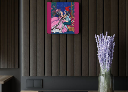 The Jealous Parrot by George Barbier Acrylic Wall Clock