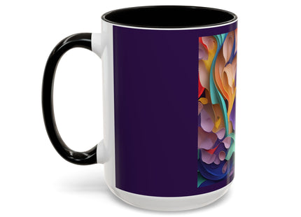 The Elegant Iris Flower Colorful Mugs (11oz, 15oz)