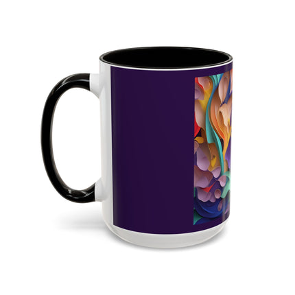 The Elegant Iris Flower Colorful Mugs (11oz, 15oz)