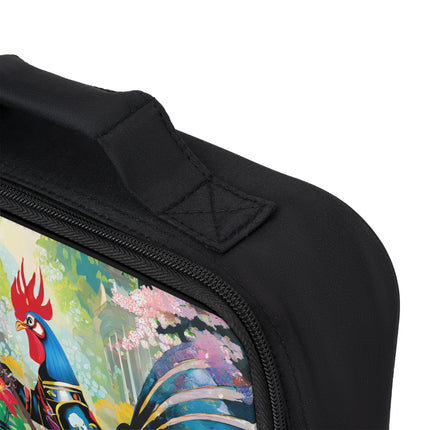 Cyberpunk Rooster Lunch Bag