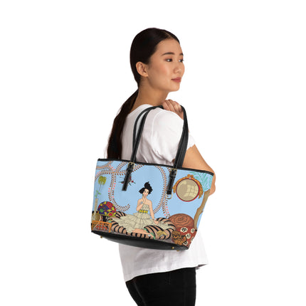 Minuit … ou l’appartement à la mode by George Barbier PU Leather Shoulder Bag