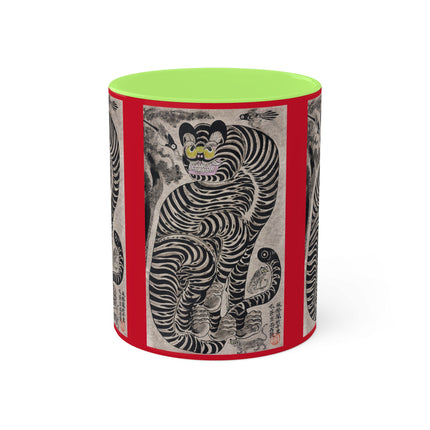 Talismanic Tiger Colorful Mugs, 11oz