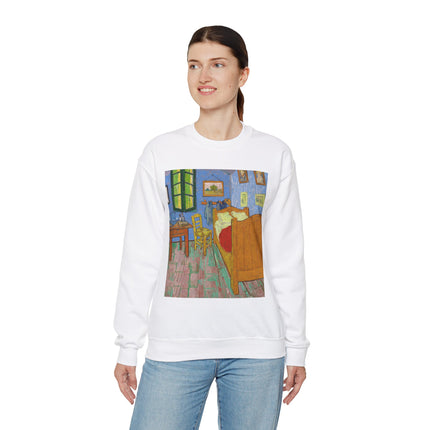 The Bedroom by Vincent van Gogh Heavy Blend™ Crewneck Sweatshirt