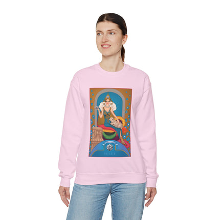 April & Diamond (from the Gem Series) by Sofia Chiostri Heavy Blend™ Crewneck Sweatshirt