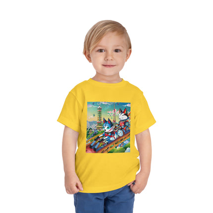 Kitsune Carnival Toddler Short Sleeve Tee