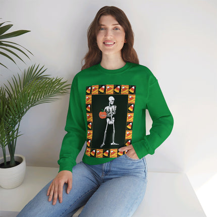 Candy Corn Skeleton Unisex Heavy Blend™ Crewneck Sweatshirt